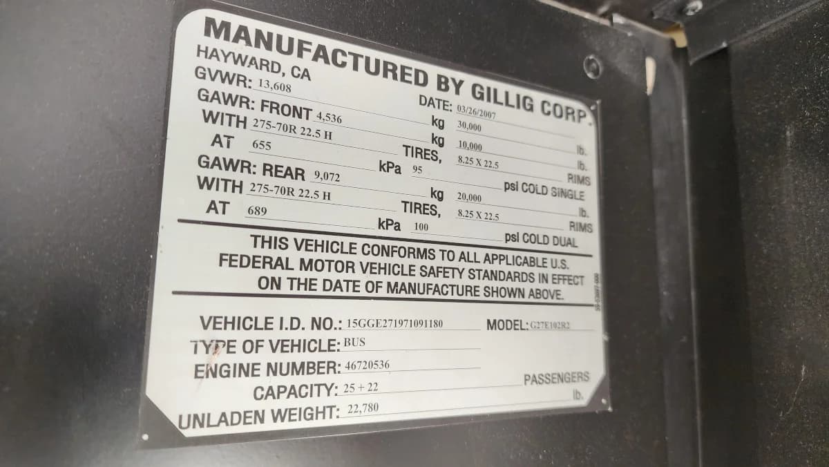 2007 Gillig Low Floor 28FT Transit - Image 29