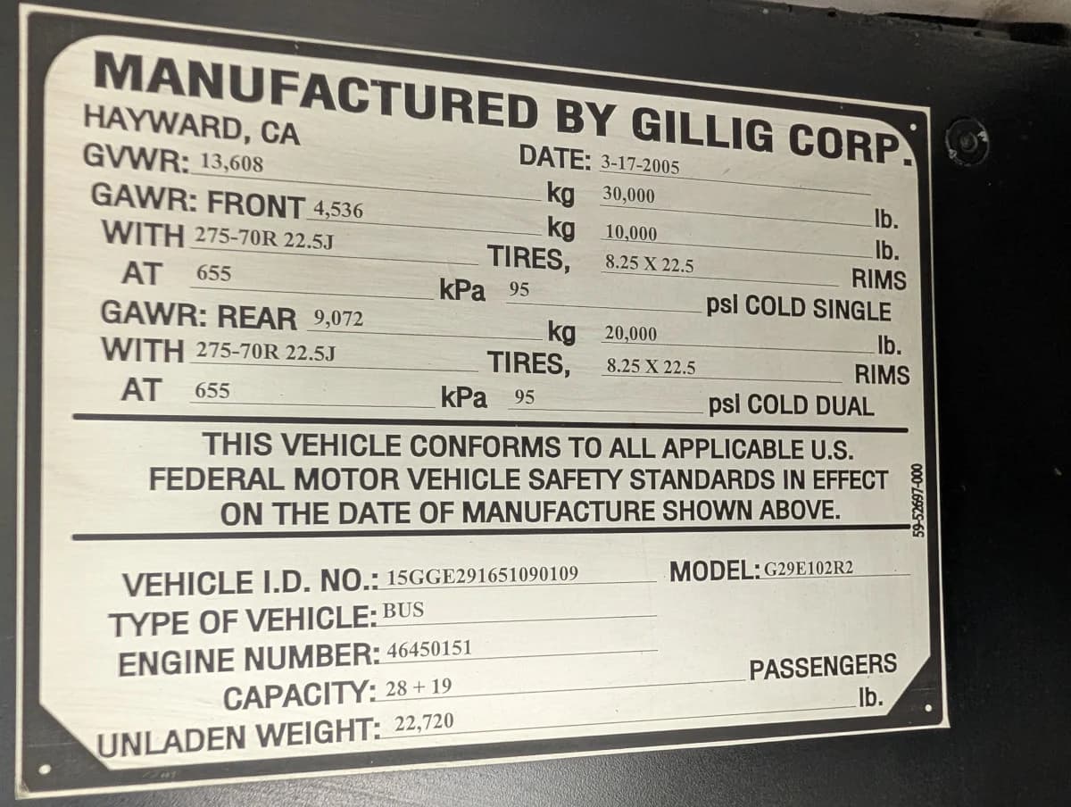 2005 Gillig Low Floor 28FT Transit - Image 31