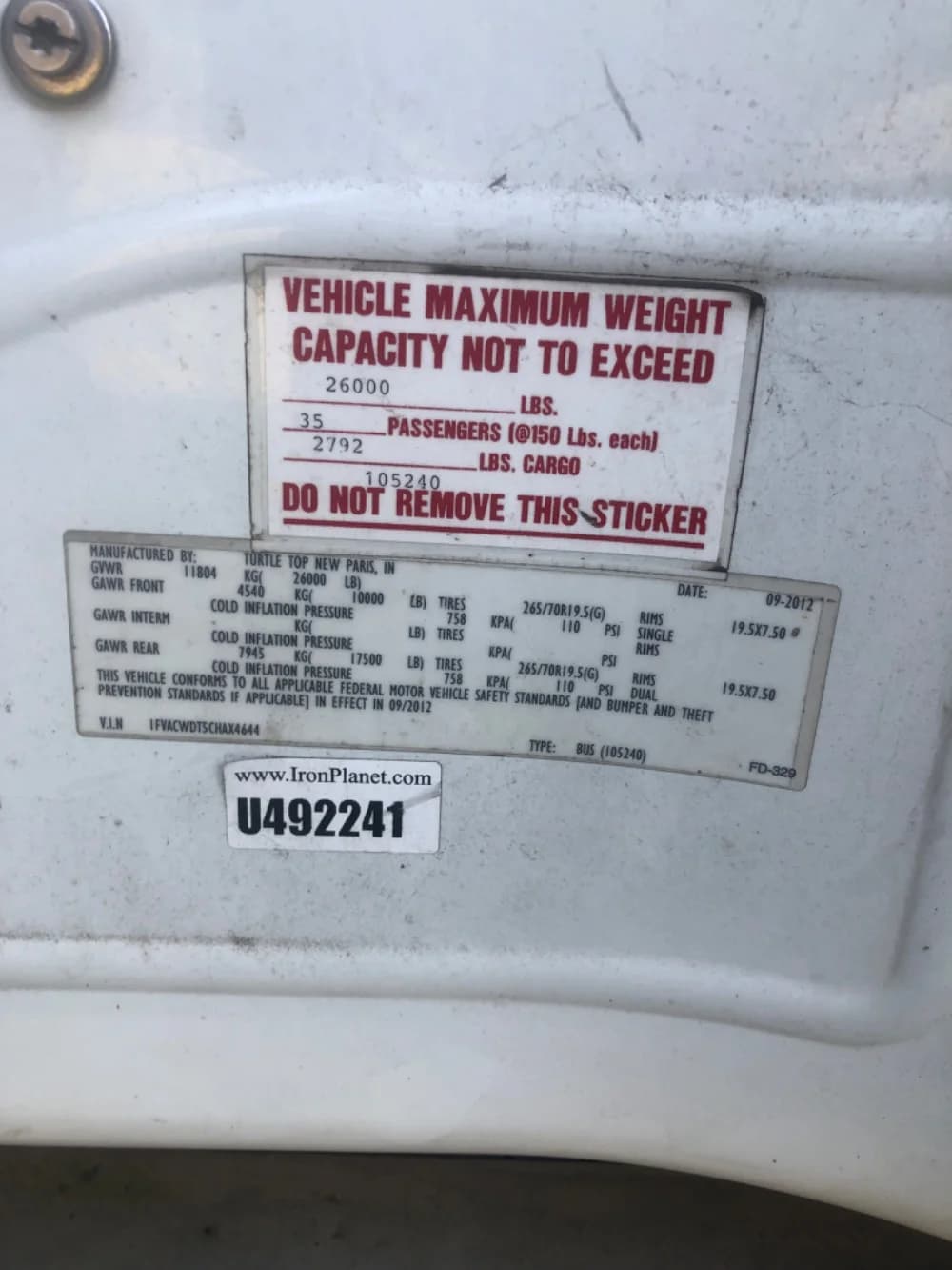 2012 Freight liners M2 - Thumbnail 6 2012 Freight liners M2 - Thumbnail 6