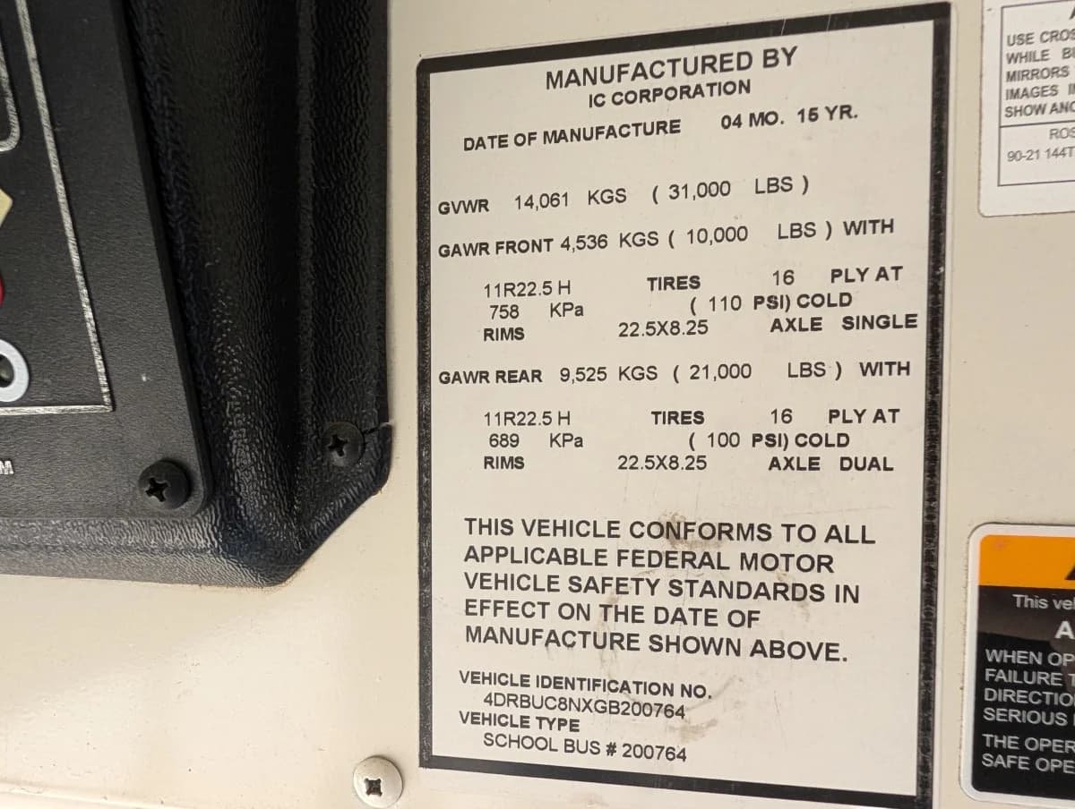 2016 International CE 72P Cummins - Thumbnail 26 2016 International CE 72P Cummins - Thumbnail 26