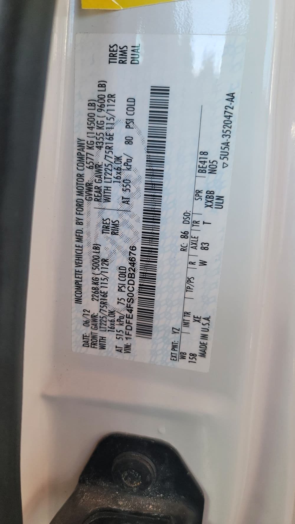 2012 Ford E450 bus 2012 Ford E450 bus